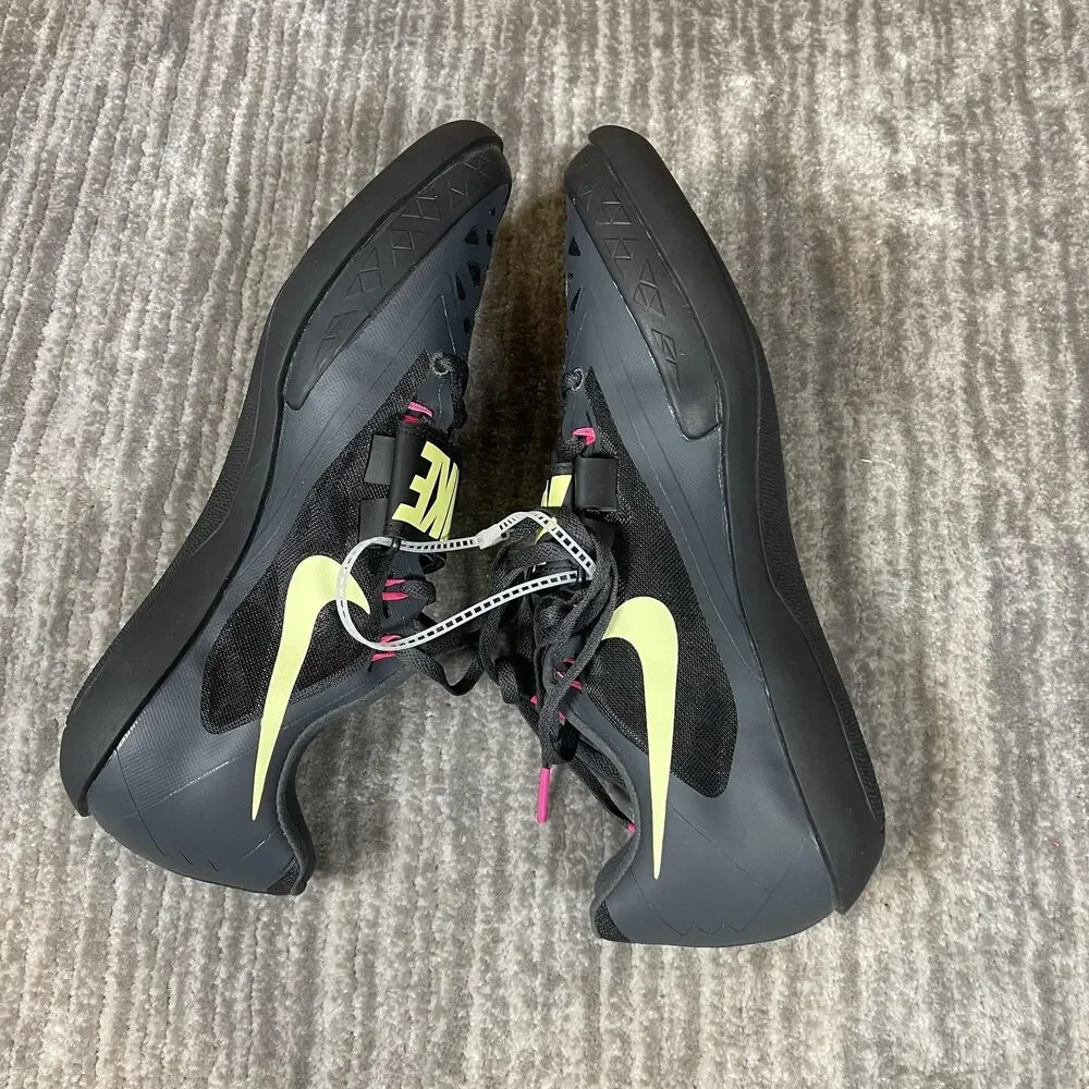 Nike Track & Field Shoes Mens Size 9.5 Black Zoom Rotational 5 685135-004